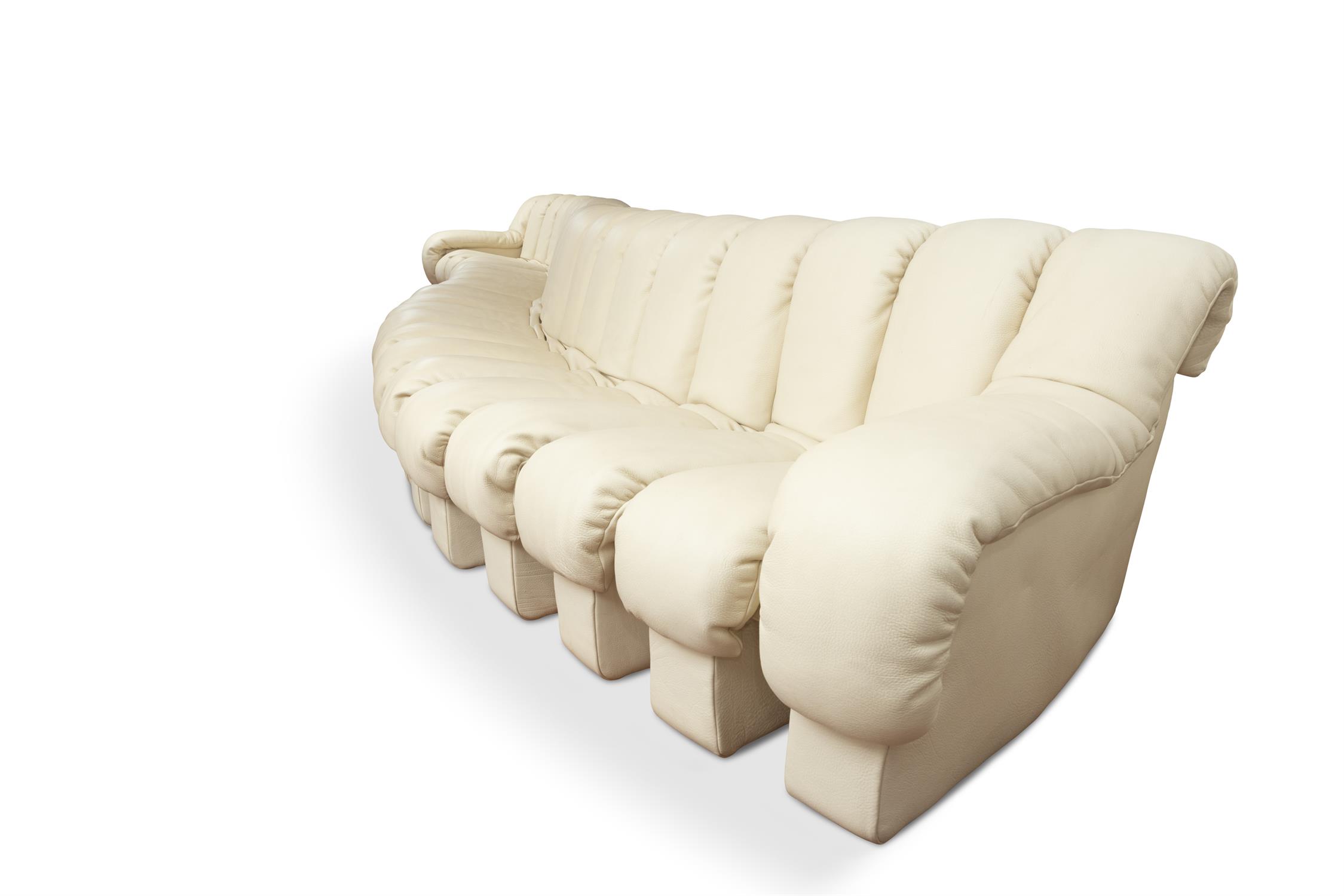 DE SEDE DS-600 modular sofa designed by Eleanora Peduzzi-Riva, Ueli Berger, Klaus Vogt and Heinz - Image 9 of 18