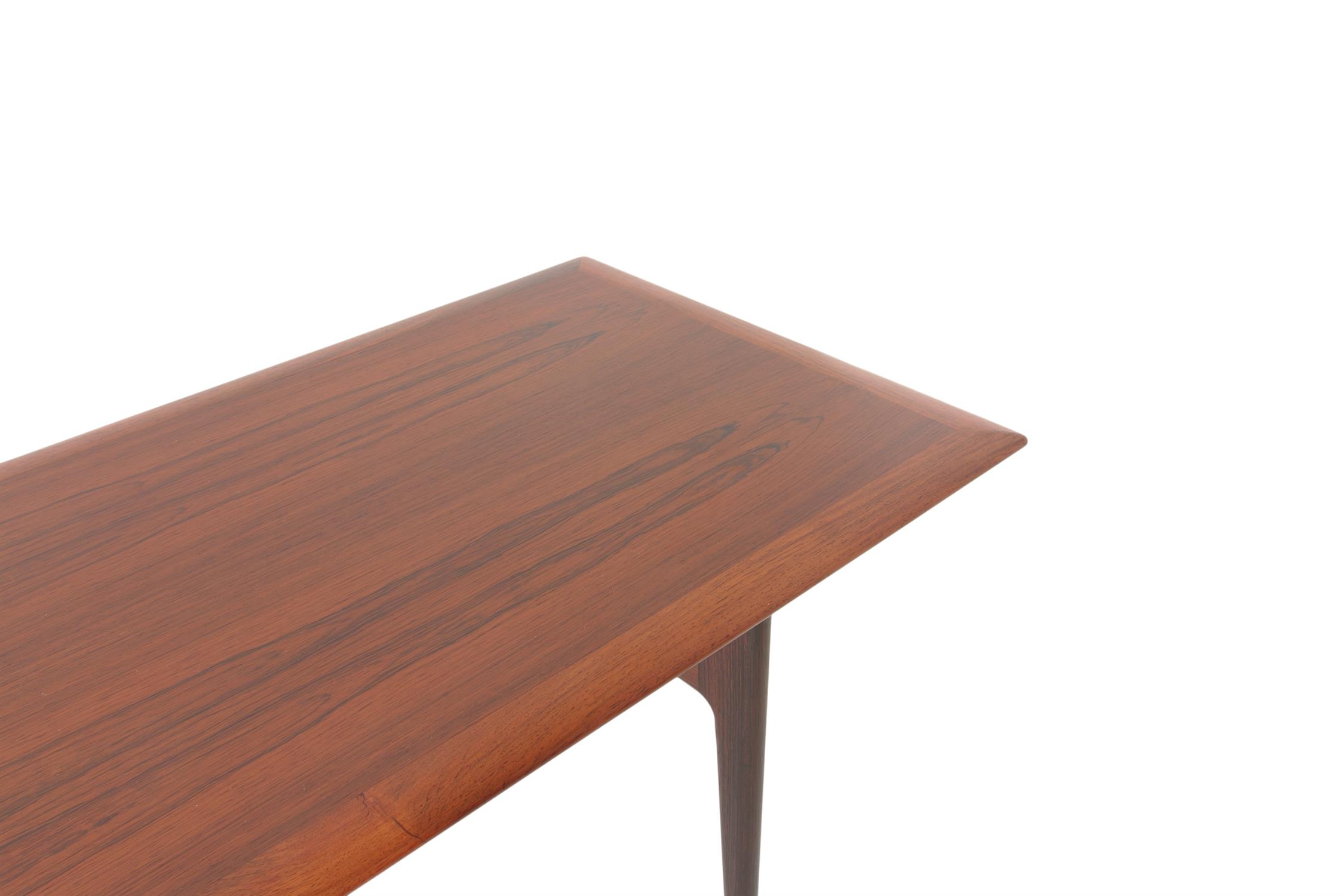 JOHANNES ANDERSEN A rosewood coffee table by Johannes Andersen for CFC. Silkeborg, Denmark, c.1960. - Image 4 of 7