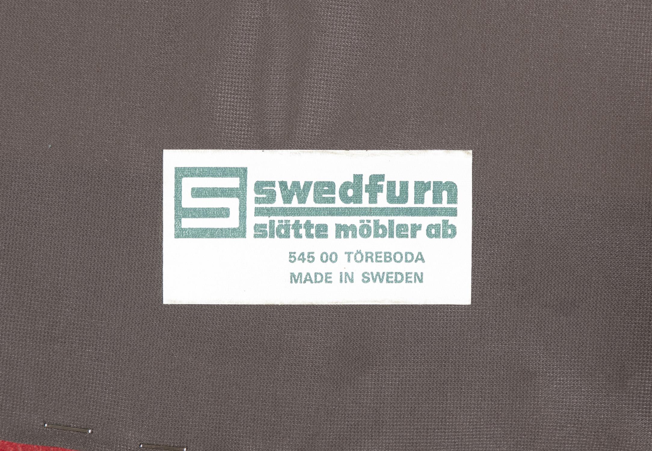 SWEDFURN A swivel armchair by Swedfurn. Sweden, c.1970. 76.5 x 75 x 96cm(h) - Image 5 of 5
