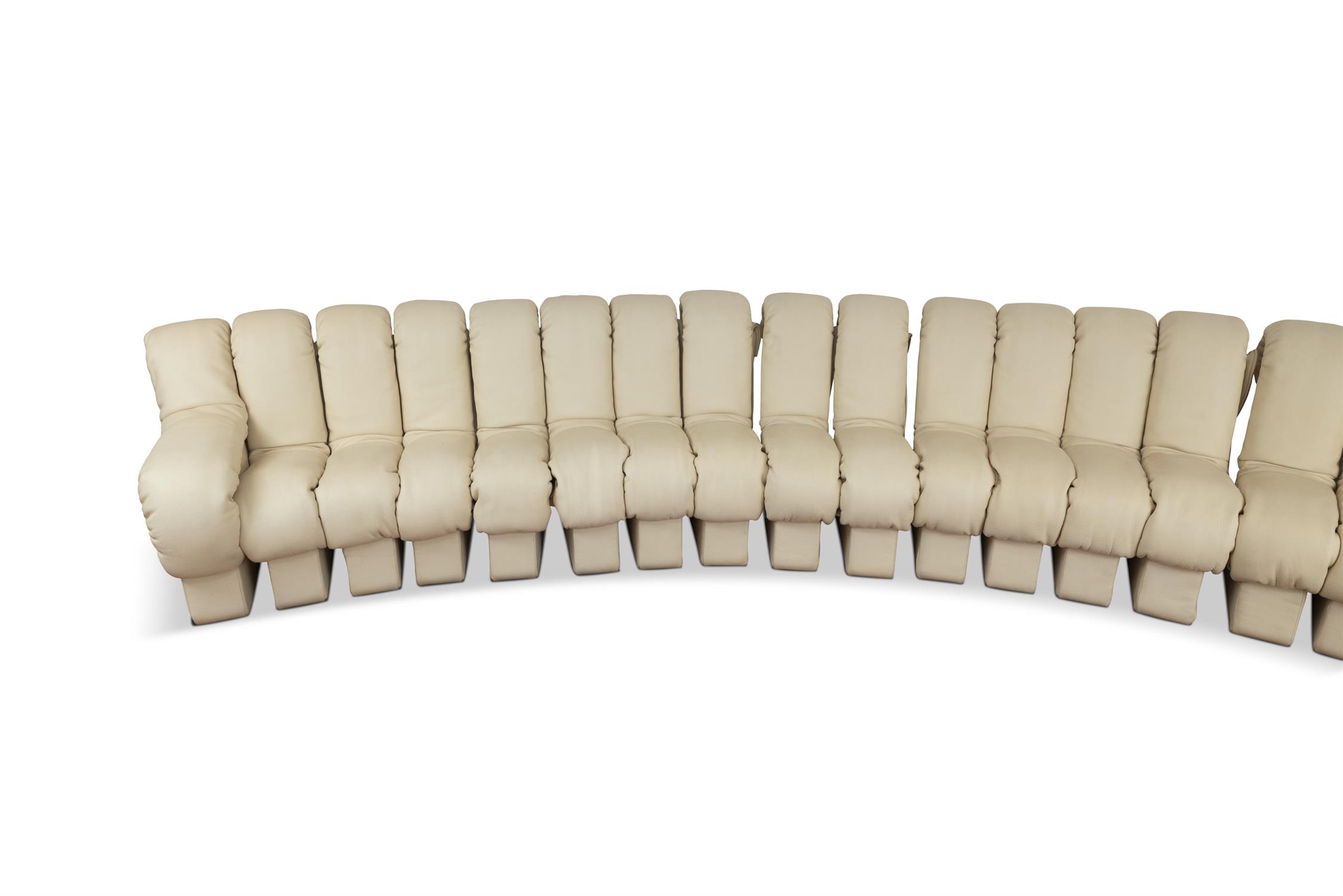 DE SEDE DS-600 modular sofa designed by Eleanora Peduzzi-Riva, Ueli Berger, Klaus Vogt and Heinz - Image 5 of 18