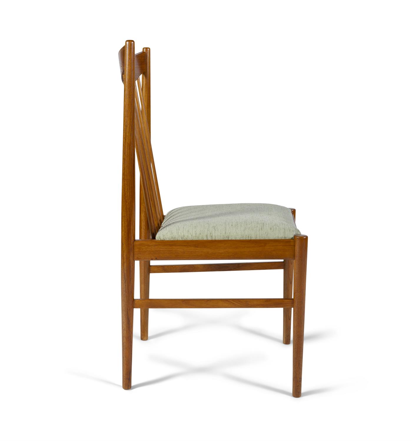 ARNE VODDER A set of eight teak dining chairs with two carvers by Arne Vodder for Sibast, - Image 5 of 7