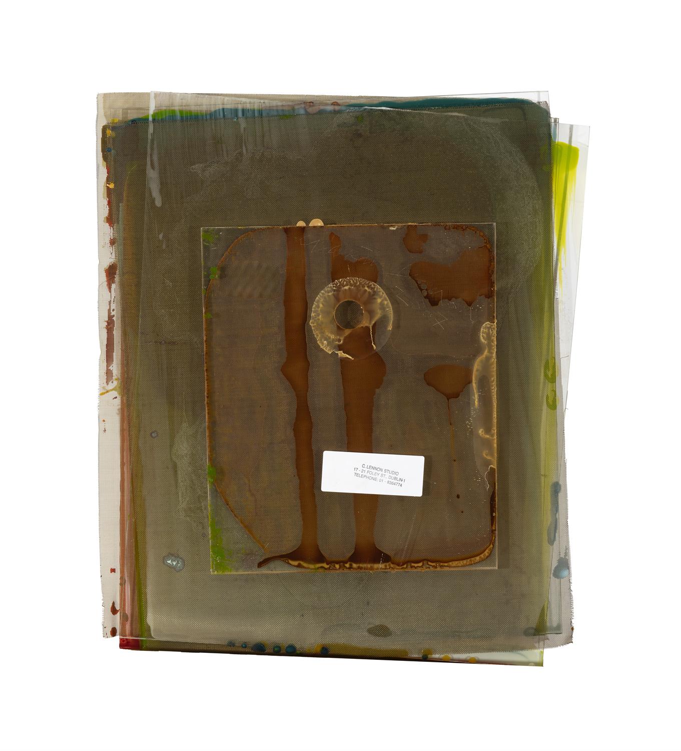 ***Withdrawn***CIARAN LENNON (B. 1947) Untitled Acrylic on perspex, 50 x 43cm Signed and dated 2007 - Image 2 of 3