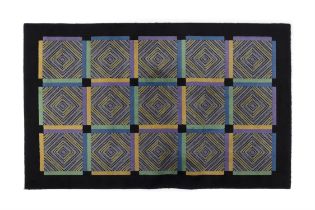 MISSONI A vintage Missoni rug by T&J Vestor with maker's label. 202 x 126cm