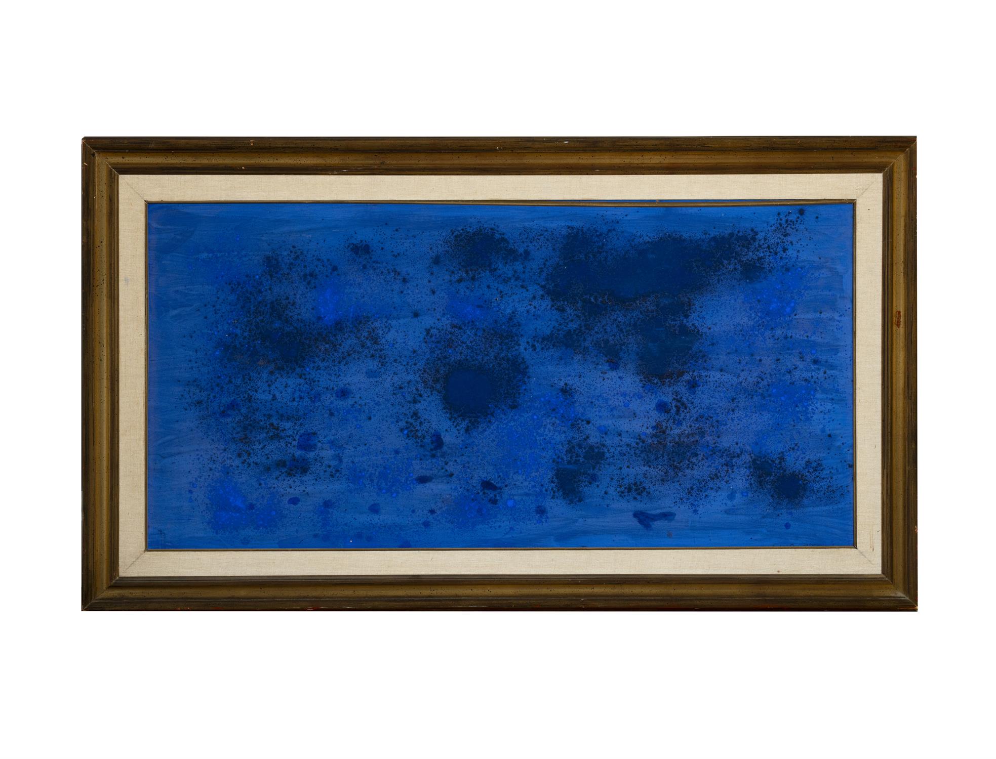 GIULIO TURCATO (1912 -1995) Superfiore Bleu Oil on canvas, 60 x 120cm Signed (bottom - Image 2 of 3