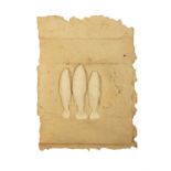 HELEN COMERFORD (1945-2024) Pisces Handmade paper, 70 x 50cm Provenance: Taylor Galleries,