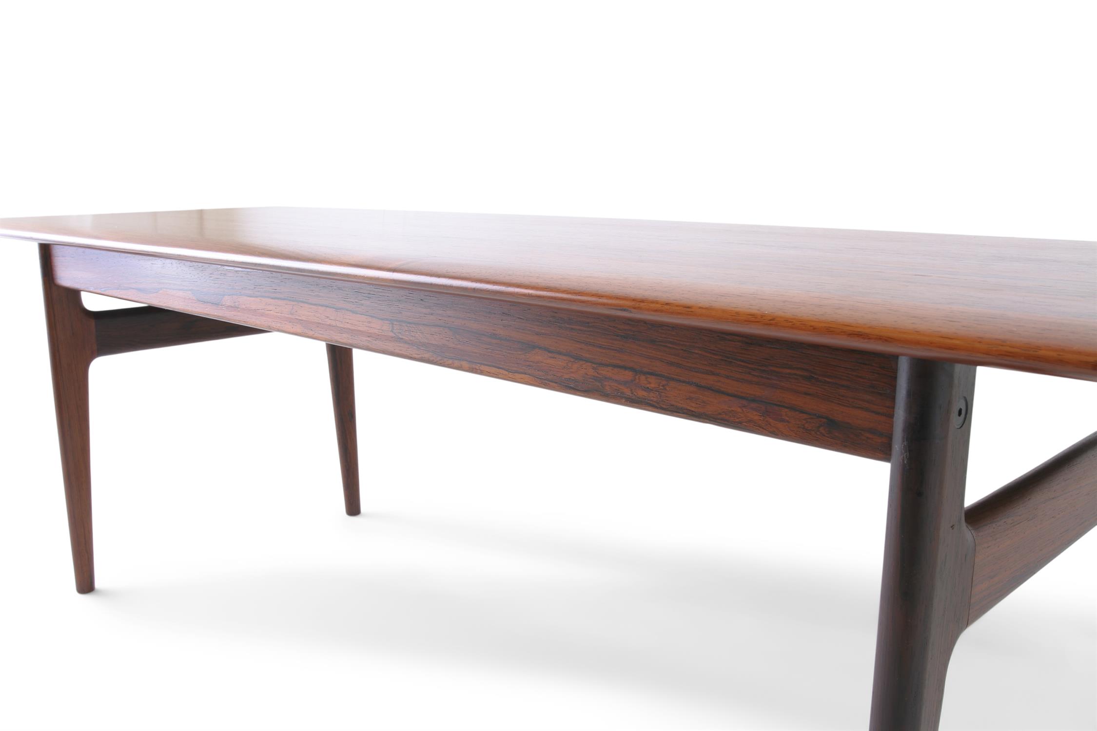 JOHANNES ANDERSEN A rosewood coffee table by Johannes Andersen for CFC. Silkeborg, Denmark, c.1960. - Image 5 of 7