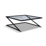 HARVINK Model Z coffee table by Harvink. c.1980. 97 x 97 x 37cm(h)