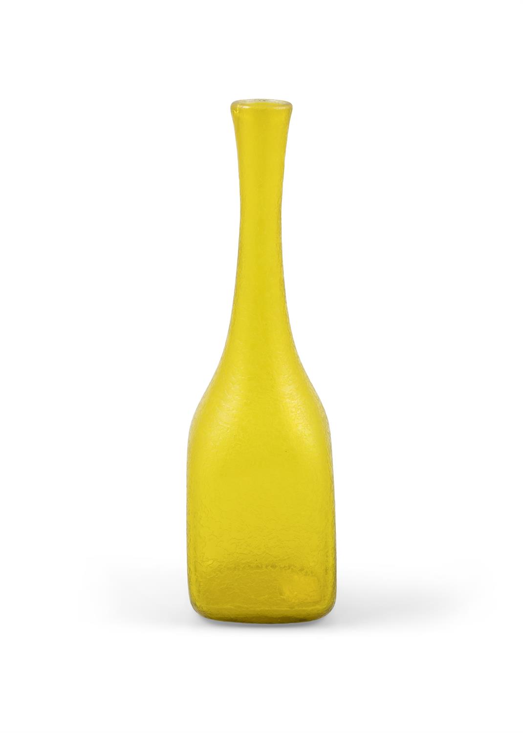 VASE A yellow vintage glass vase by Carlo Nason for Moretti & Nason. Italy, c. 1960. 29.5cm(h) - Bild 2 aus 2