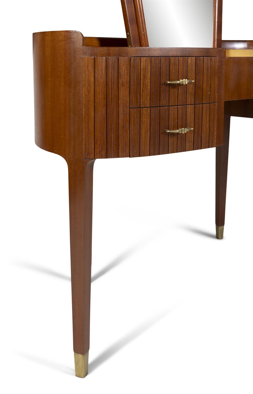 PAOLO BUFFA (1903 - 1970) A mahogany dressing table by Paolo Buffa for Ducrot with maple interior - Image 9 of 10