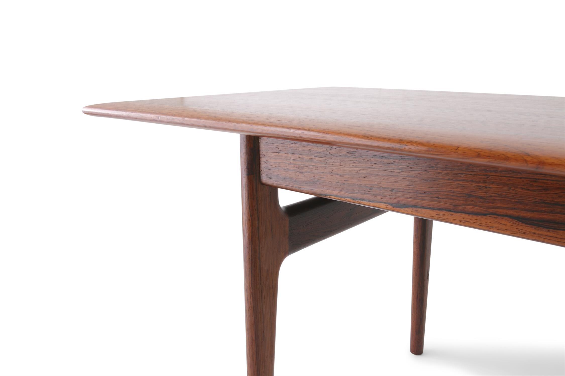 JOHANNES ANDERSEN A rosewood coffee table by Johannes Andersen for CFC. Silkeborg, Denmark, c.1960. - Image 6 of 7