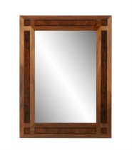 DAVID LINLEY A David Linley Mirror with maker's stamp. 80 x 60cm(h)