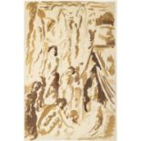 ANDRÉ DERAIN (1880-1954) Three Wise Men Watercolour, 31 x 19.7cm Signed with