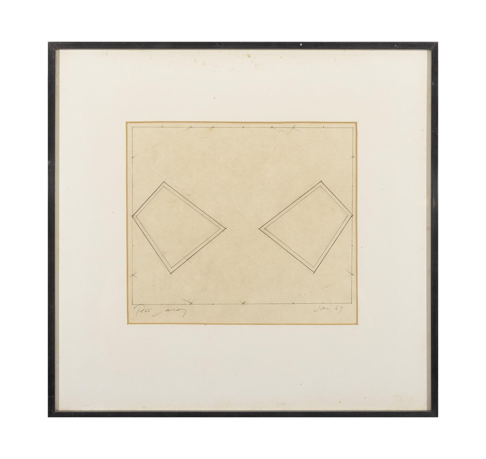 TESS JARAY RA (b.1937) Companion to Narcissus (1967) Pencil on paper, 17 x 19. - Bild 2 aus 4