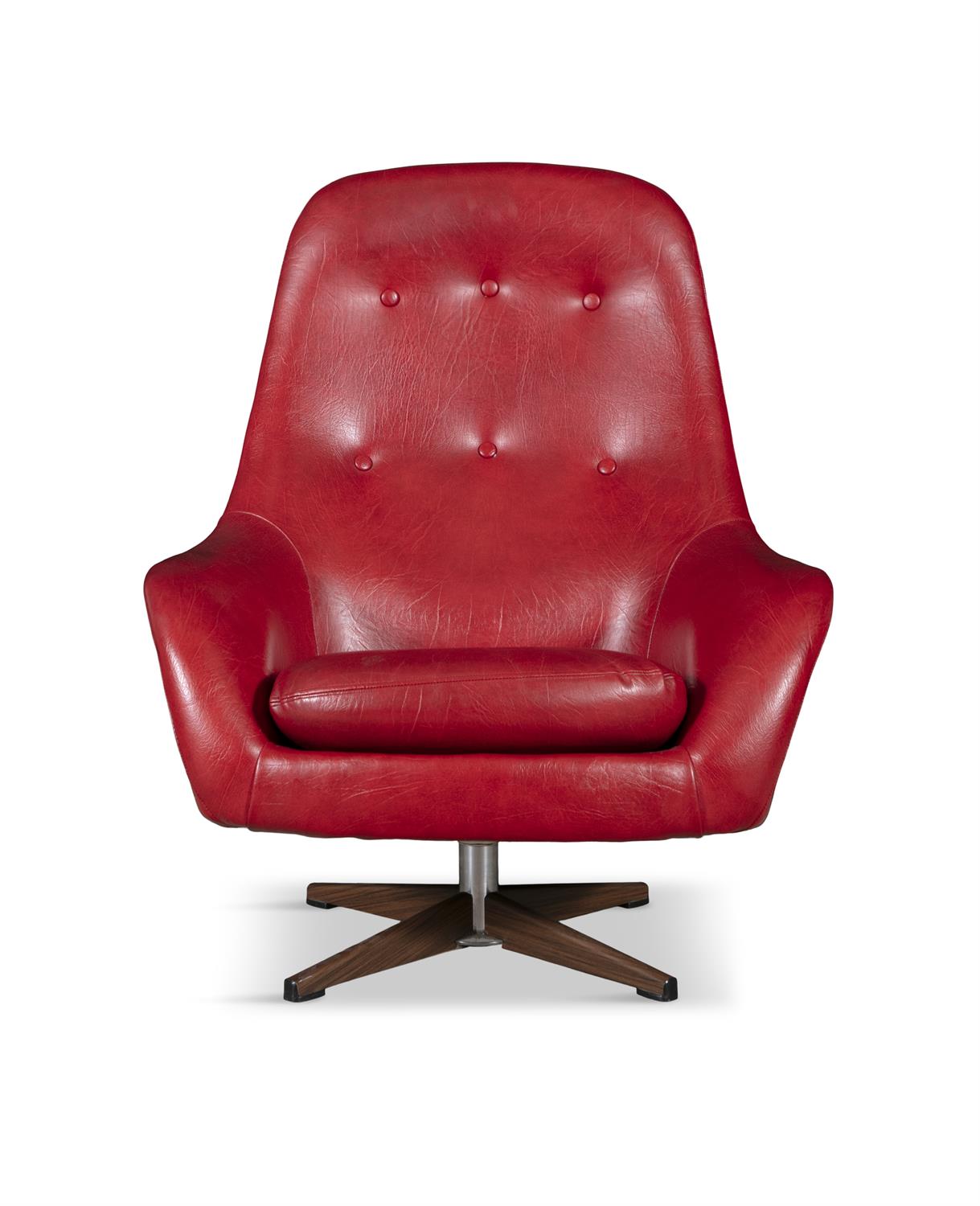 SWEDFURN A swivel armchair by Swedfurn. Sweden, c.1970. 76.5 x 75 x 96cm(h) - Image 2 of 5