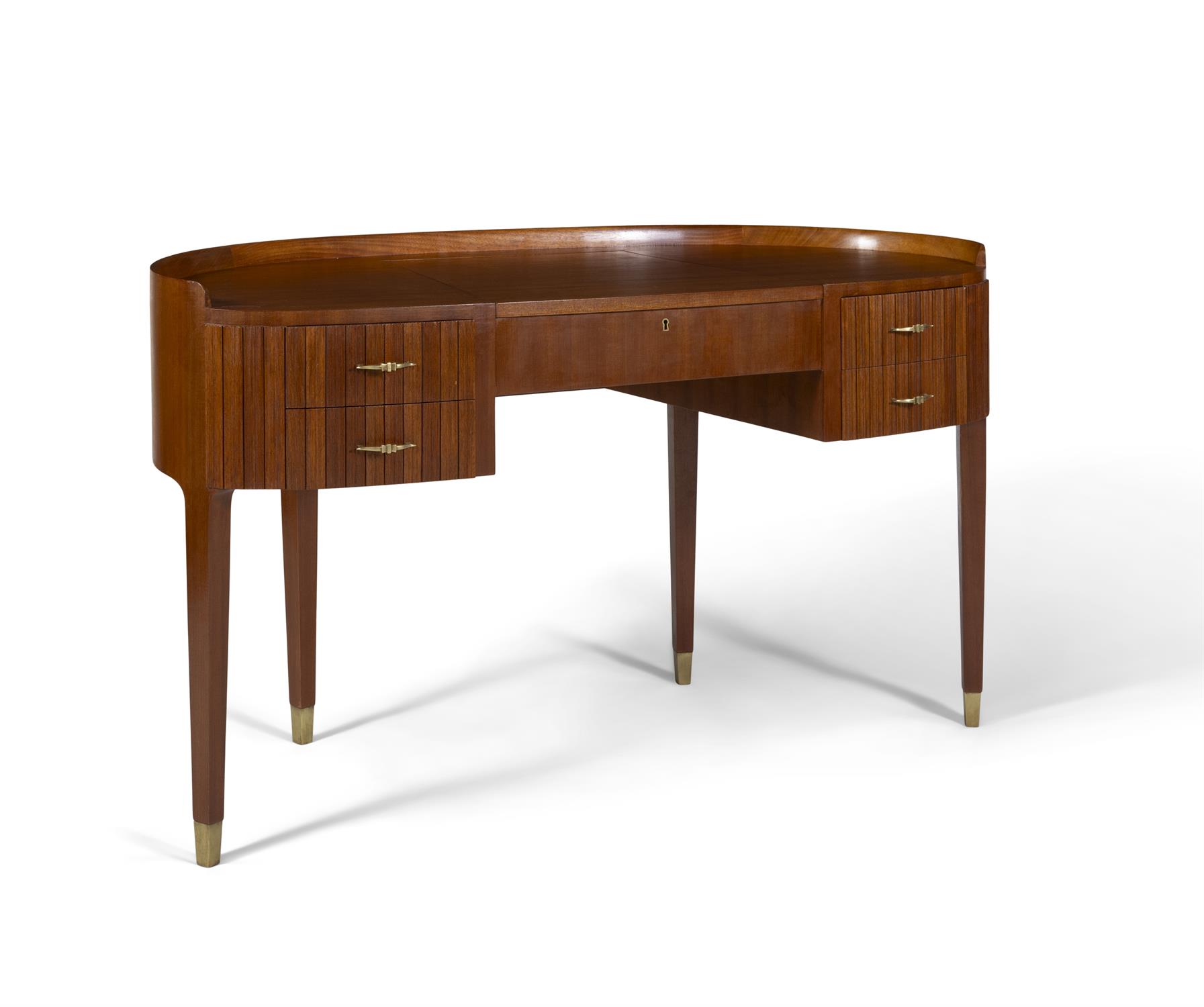 PAOLO BUFFA (1903 - 1970) A mahogany dressing table by Paolo Buffa for Ducrot with maple interior - Image 4 of 10