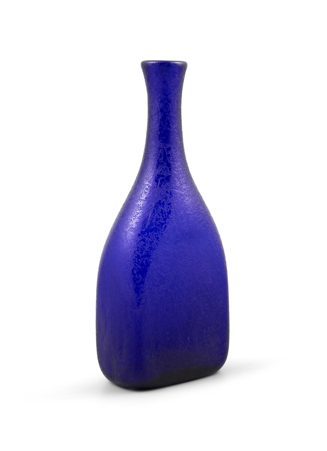 VASE A blue vintage glass vase by Carlo Nason for Moretti & Nason. c. 1960. 29.5cm(h) - Image 2 of 3