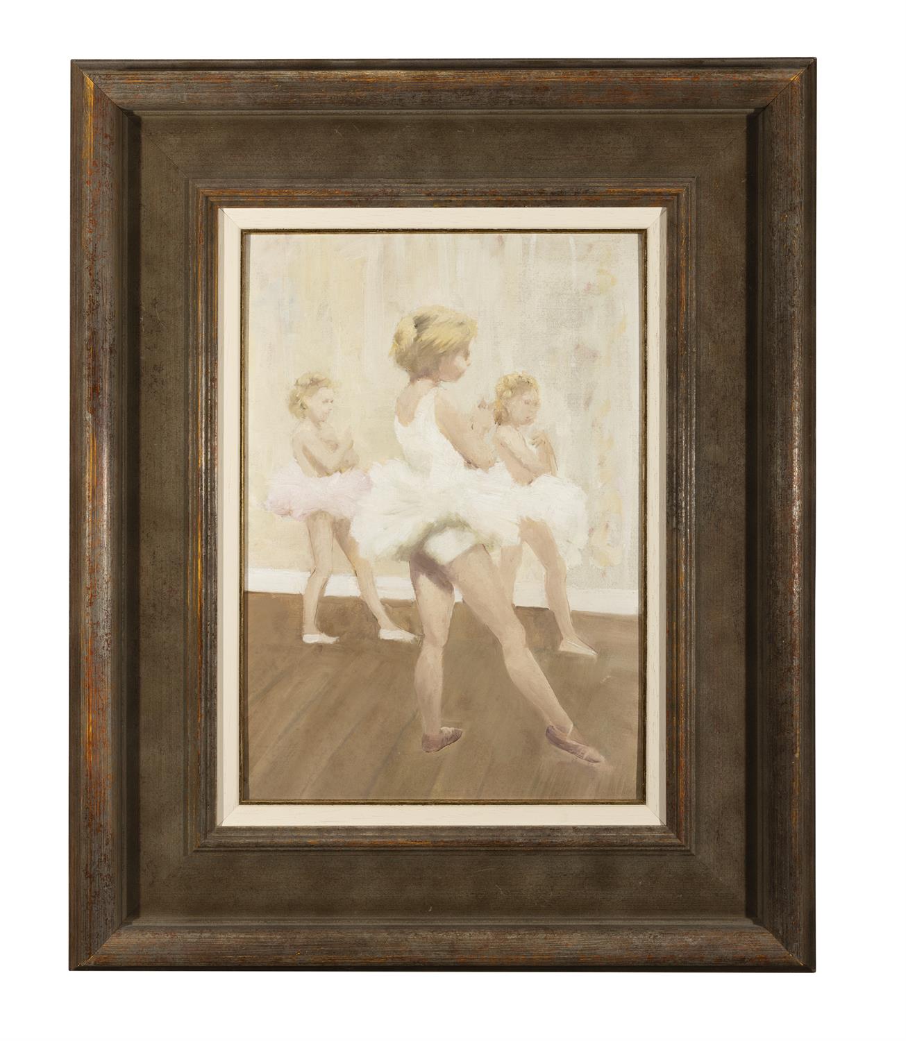 Henry Robertson Craig RHA (1916 - 1984) Ballet Class Oil on board 35 x 24cm (13¾ x - Image 2 of 3