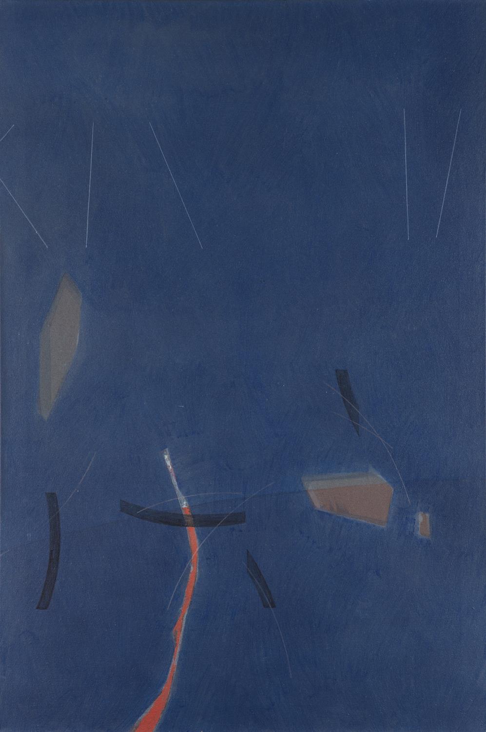 Felim Egan (b.1952) Blue Motion (1986) Triptych, acrylic on canvas, 90.5 x 60.6cm (35½ x 23¾'') - Bild 2 aus 7