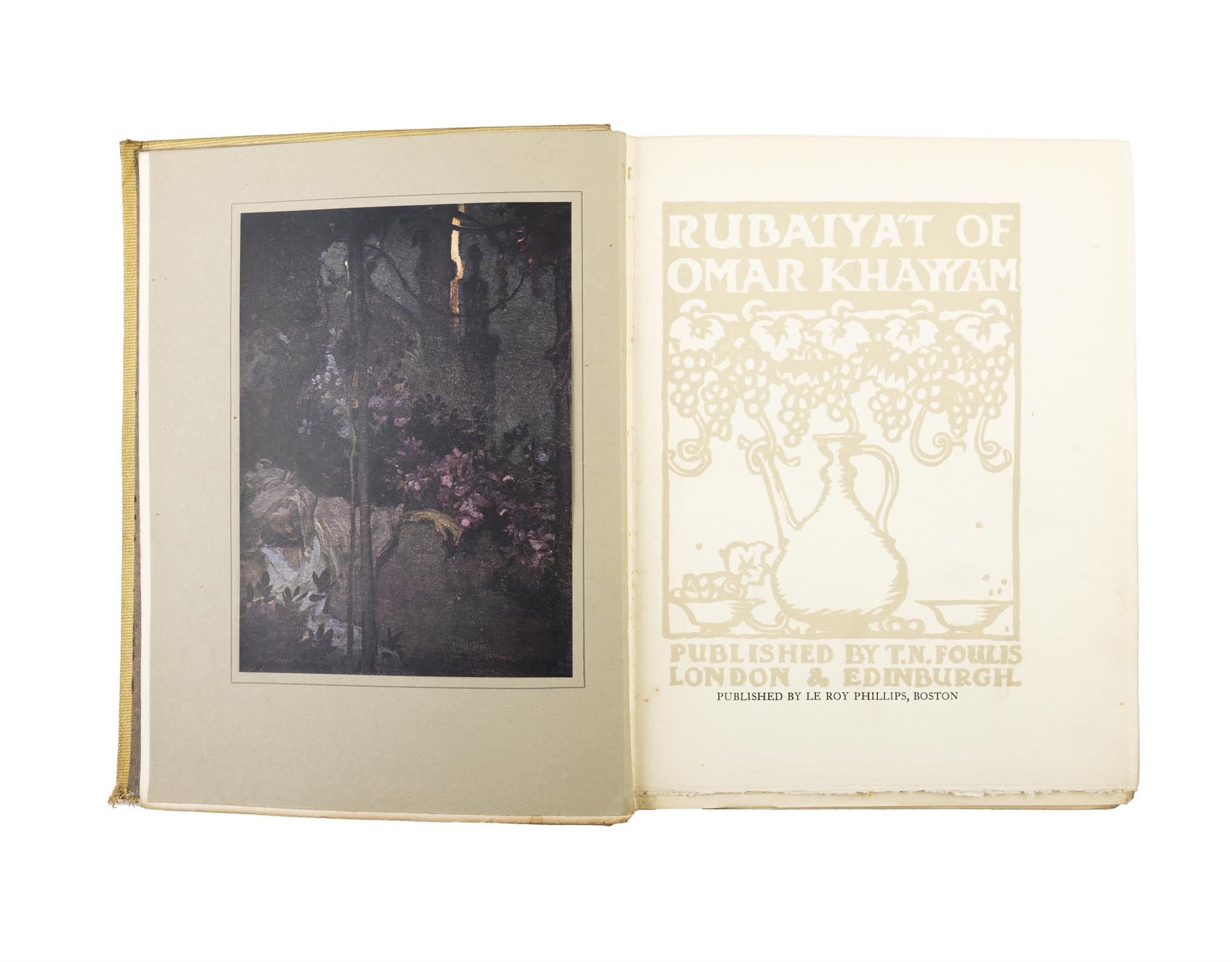 Frank Brangwyn (Illus.) 'The Rubaiyat of Omar Khayyam' With colour illustrations and - Image 2 of 3
