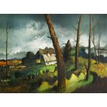 Daniel O'Neill (1920 - 1974) Landscape, Co. Down Oil on board, 30 x 40cm (11¾ x 15¾") Signed;