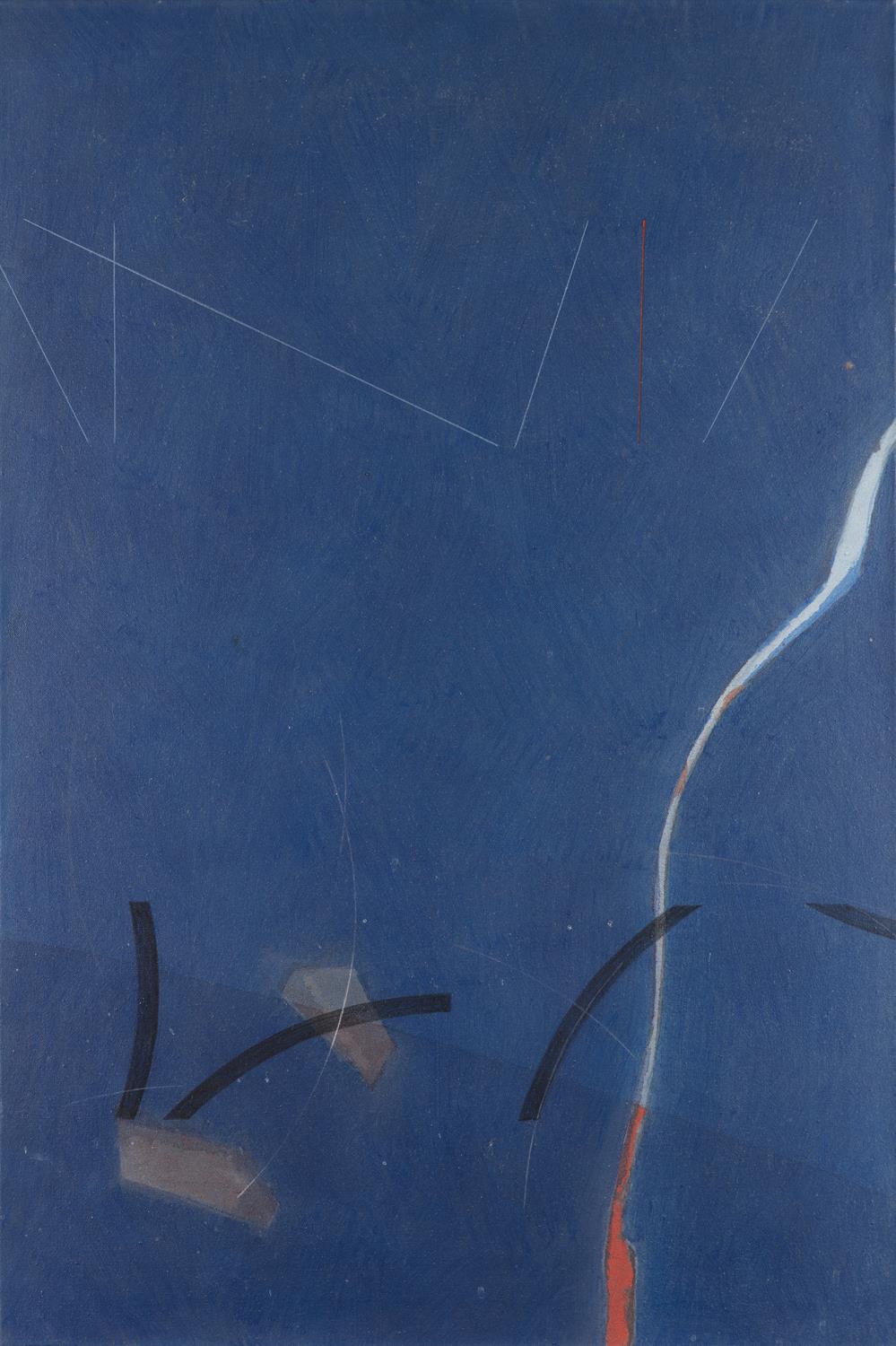 Felim Egan (b.1952) Blue Motion (1986) Triptych, acrylic on canvas, 90.5 x 60.6cm (35½ x 23¾'') - Bild 4 aus 7