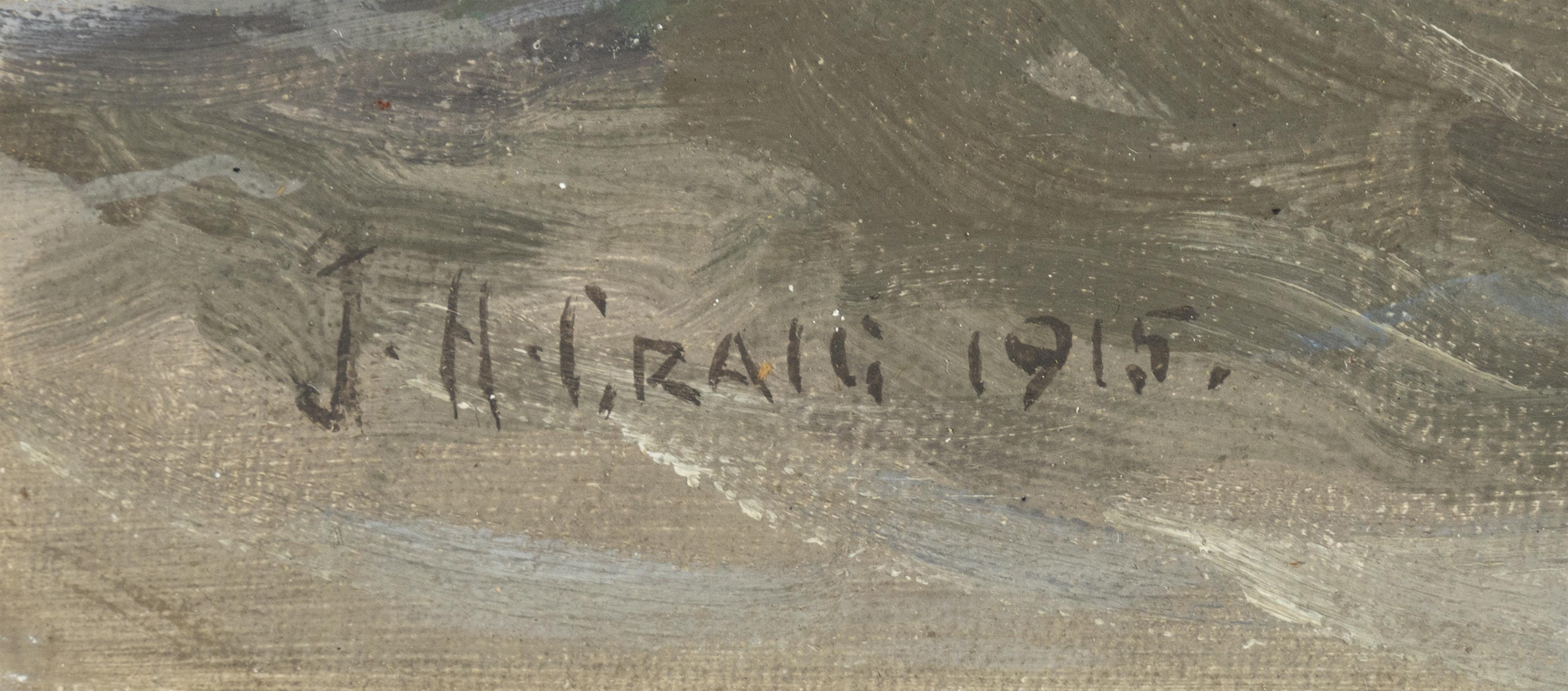 James Humbert Craig RUA RHA (1887-1944) Steamship Oil on canvas board, 22.5 x 30cm (8.9 x 11. - Image 3 of 4
