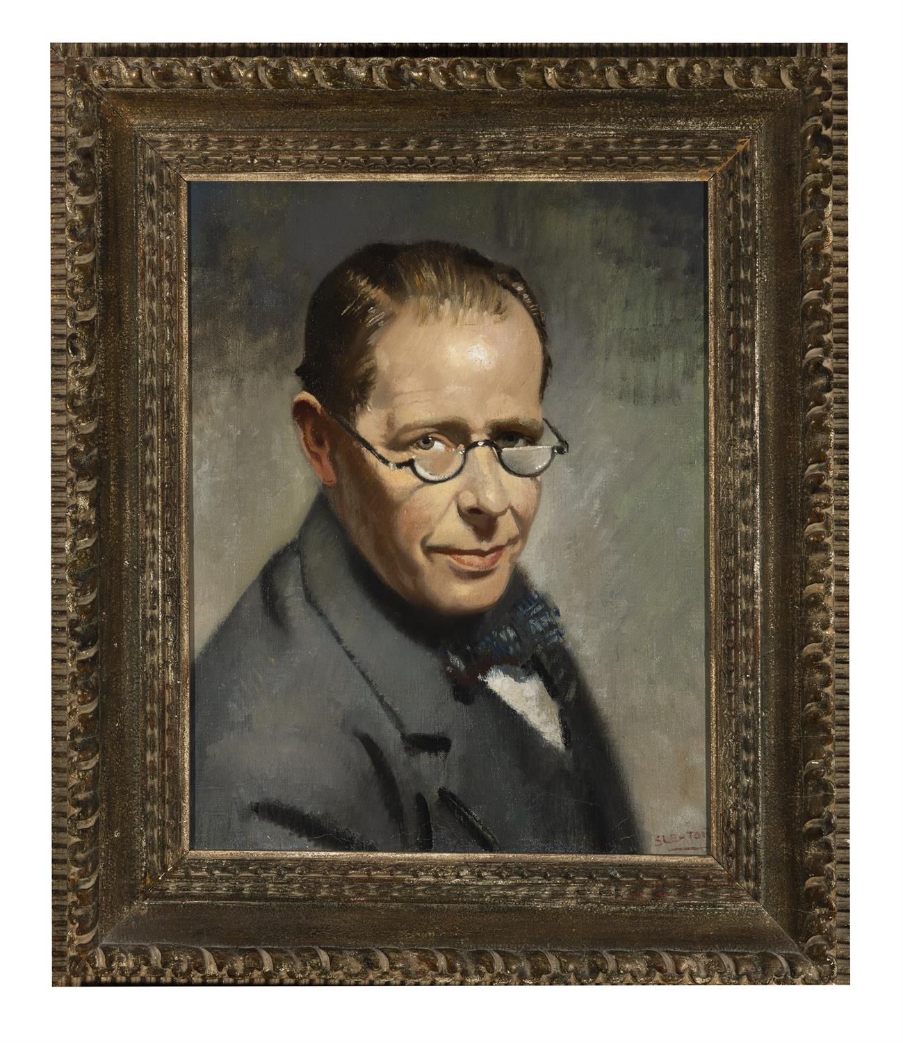 James Sinton Sleator PRHA (1889-1950) Portrait of Sir William Orpen Oil on canvas, 46 x 36. - Image 2 of 4
