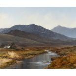 Eileen Meagher (b.1946) Lough Inagh, Connemara (1990) Oil on canvas, 51 x 61cm (20 x 24")