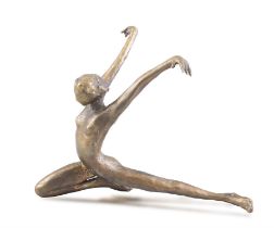 Rowan Gillespie (b.1953) Dancer Bronze 23 x 18cm high (9 x 7") Signed and numbered 2/9