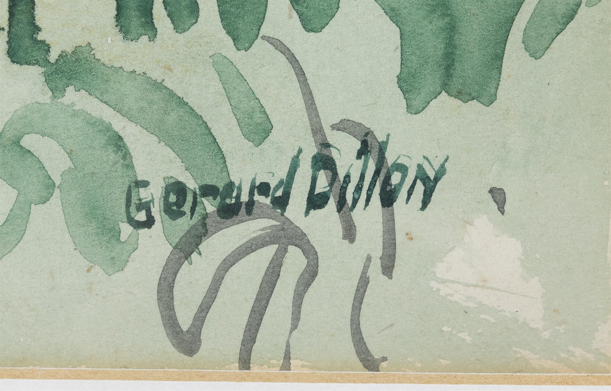 Gerard Dillon (1916 - 1971) The Garden, Chelmsford Avenue, Dublin Watercolour, 23. - Bild 3 aus 5