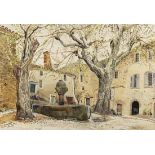 Raymond McGrath RHA (1903 - 1977) The Old Square, Provance Watercolour 36 x 53cm (14¼ x