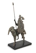 John Behan RHA (b. 1938) Cú Chulainn Bronze, 28 x 48cm(h) (11 x 19") Signed and dated 1974