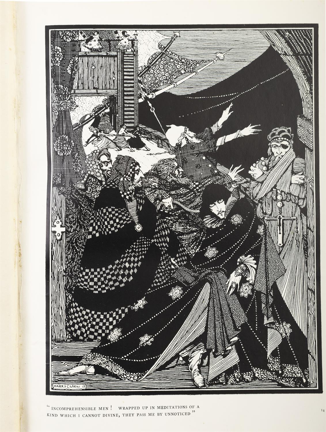 Harry Clarke RHA (Illus.) 'Tales of Mystery and Imagination' by Edgar Allen Poe With - Image 3 of 3