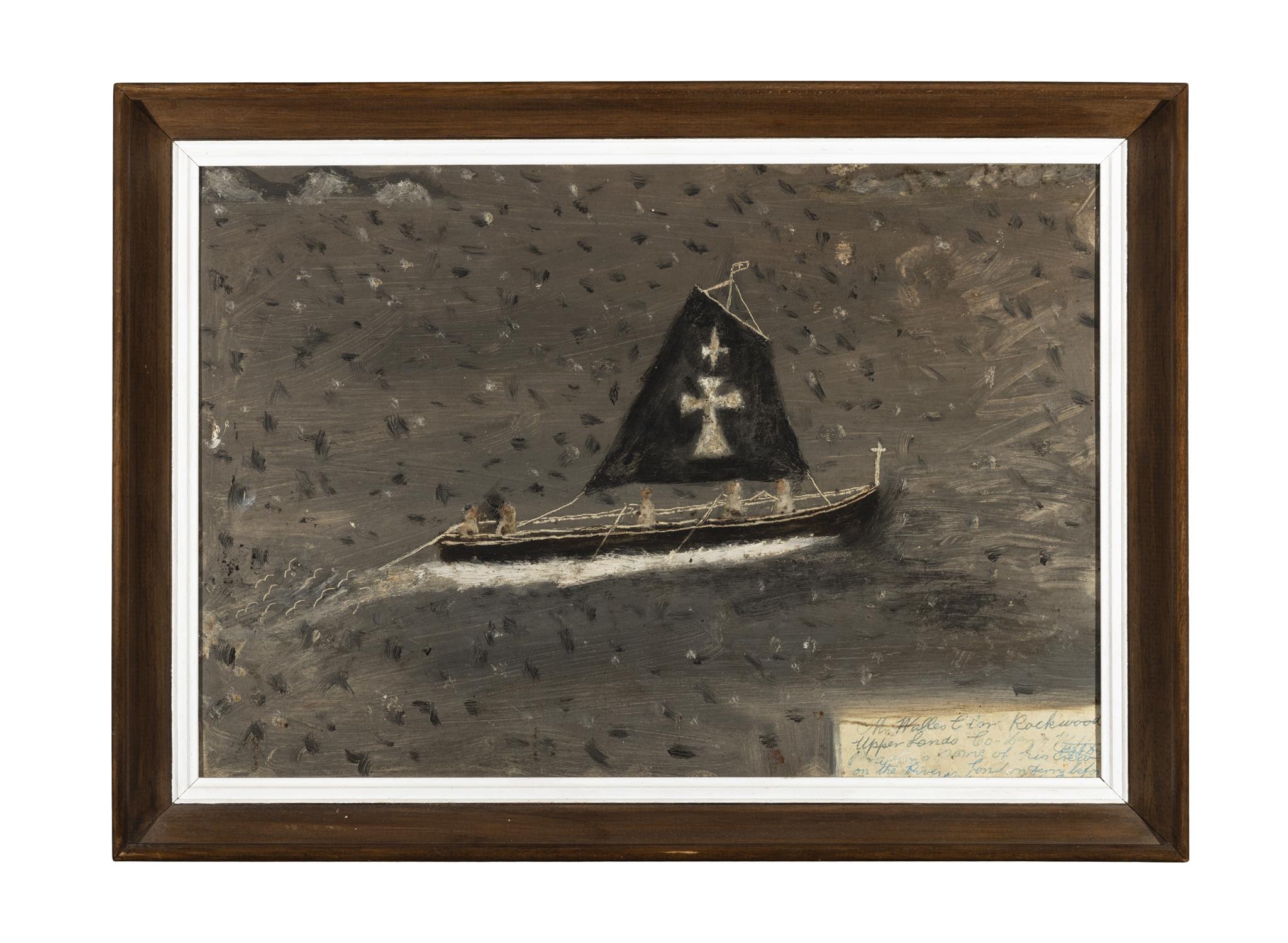 James Dixon (1887 - 1970) The Voyage to Iona Oil on board, 35 x 50cm Signed and inscribed - Image 2 of 4