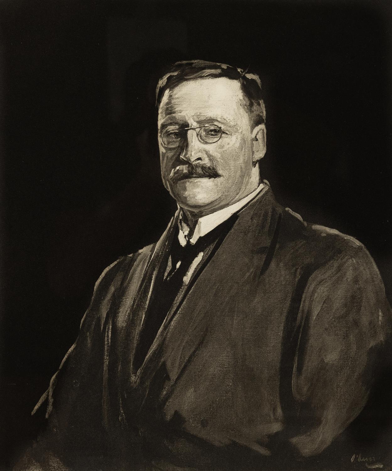 Sir John Lavery RHA RA (1856-1941) Arthur Griffith and Michael Collins A pair, - Image 7 of 11