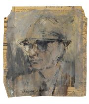 Basil Blackshaw (1932-2016) Untitled Oil on paper, 22 x 20cm (7¾ x 8½'') Signed Provenance: