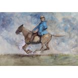 Jack Butler Yeats RHA (1871-1957) The Squireen (1899) Watercolour 36 x 52cm (14 ¼ x 20 ½