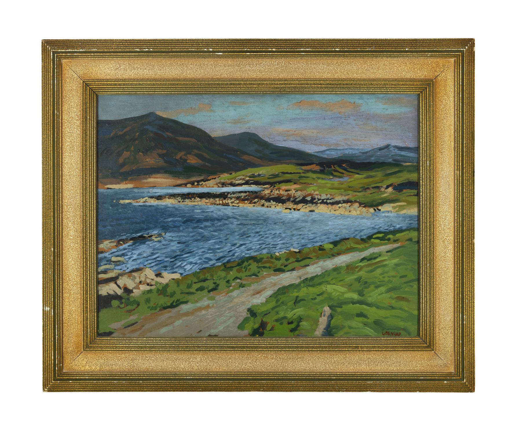 Patrick Leonard HRHA (1918 - 2005) In the Mourne Mountains Oil on board, 46.5 x 61cm (18¼ x - Image 2 of 4