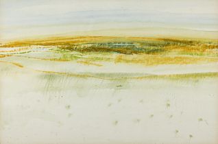 George Campbell RHA (1917 - 1979) Autumn Day, Wicklow Watercolour, 26 x 38.5cm (10 x