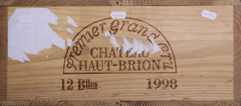 CHATEAU HAUT-BRION Pessac-Leognan, France 1998 12 bottles owc