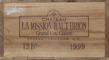 CHATEAU LA MISSION HAUT-BRION Pessac-Leognan, France 1999 12 bottles owc