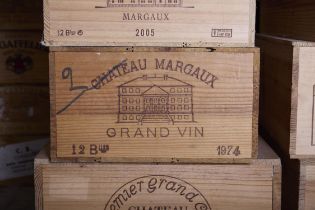 CHATEAU MARGAUX Margaux, France 1974 12 bottles owc