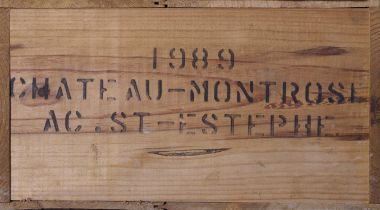 CHATEAU MONTROSE Saint-Estephe, France 1989 12 bottles owc