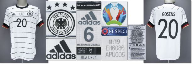 DFB - Trikot 2021 Europameisterschaft - Original match worn DFB Spielertrikot mit der Rückennummer
