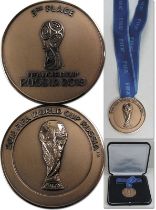 Siegermedaille WM 2018 - Original Siegermedaille der Nationalmannschaft von Belgien für den 3.