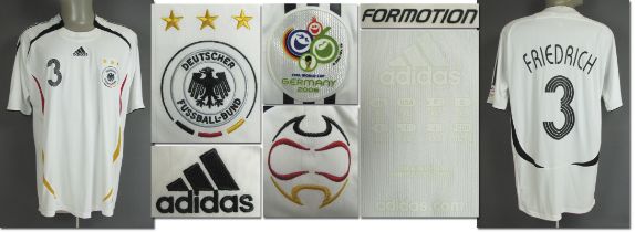 DFB - Trikot 2006 WM - Original match worn Spielertrikot von Deutschland mit der Rückennummer 3.
