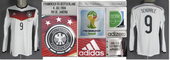 DFB - Trikot 2014 WM - Original match issued Spielertrikot von Deutschland mit der Rückennummer 9.