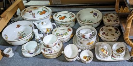 Approximately sixty items of Royal Worcester “Evesham” kitchenware.