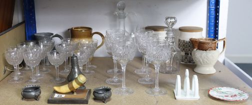 A Royal Worcester “Golden Anniversary” part dinner service; & various other items of decorative