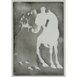 After ELIZABETH FRINK (1930-1993) “The Knight’s Tale”, an etching from the Canterbury Tales